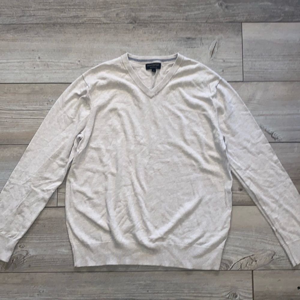 Banana Republic Men’s XL Cotton, Cashmere & Silk V Neck Sweater